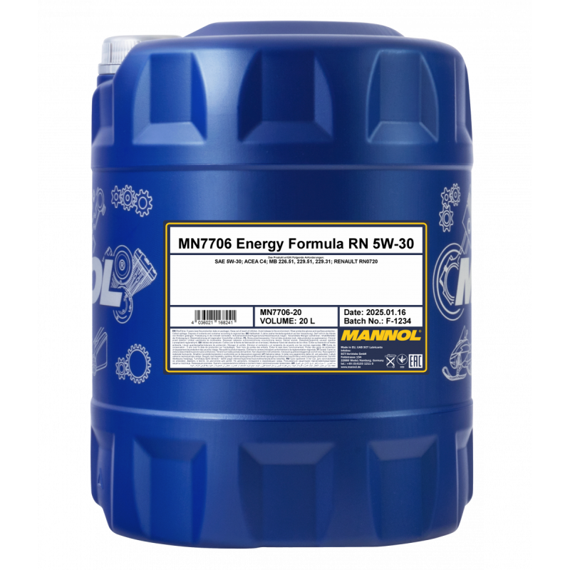 7706-20 MN Energy Formula RN 5W-30 20L  /Олива синтетична 7706-20 MN Energy Formula RN 5W-30 20L  /Олива синтетична