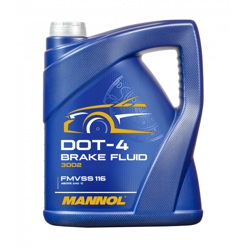 3002-5 MANNOL  DOT-4  5L / Гальмівна рідина з точкою кипіння  260 ºС  (уп 4 шт) 3002-5 MANNOL  DOT-4  5L / Гальмівна рідина з точкою кипіння  260 ºС  (уп 4 шт)