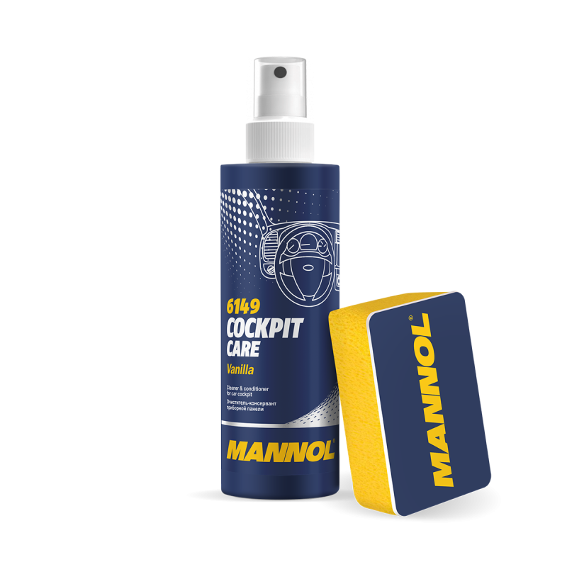 6149 Cockpit Care Vanilla 250ml / Очист.приб.панелі ваниль+губка,салфетка спрей (уп. 24 шт.) 6149 Cockpit Care Vanilla 250ml / Очист.приб.панелі ваниль+губка,салфетка спрей (уп. 24 шт.)
