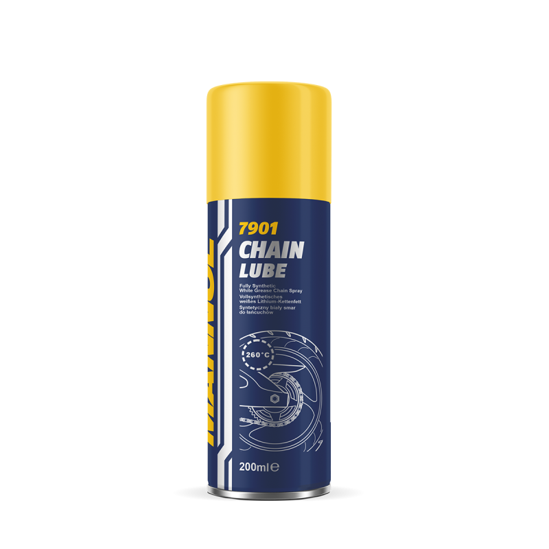 7901 Chain Lube 200ml/ Синтетичне біле мастило для ланцюгів (уп. 24шт) 7901 Chain Lube 200ml/ Синтетичне біле мастило для ланцюгів (уп. 24шт)