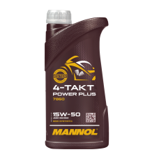 Моторна олива для 4х тактних двигунів MANNOL 4-Takt Power Plus 15W-50 1L
