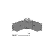 SP 132 PR гальмівні колодки дискові  VW LT, MB Sprinter I