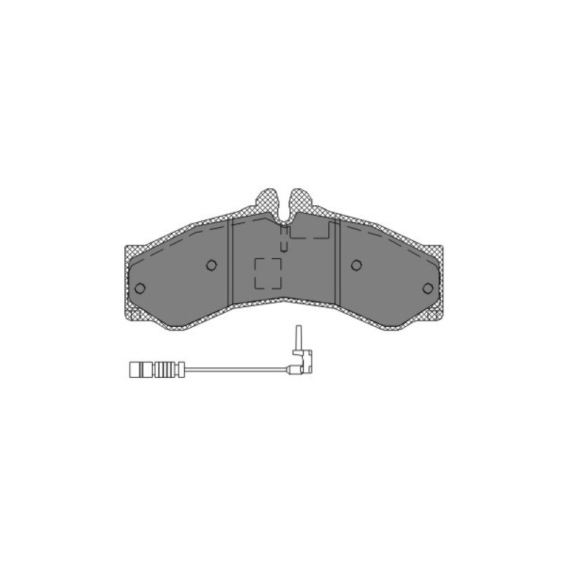 SP 132 PR гальмівні колодки дискові  VW LT, MB Sprinter I SP 132 PR гальмівні колодки дискові  VW LT, MB Sprinter I