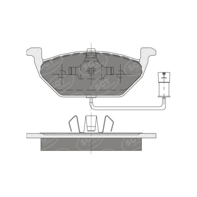 SP 136 PR гальмівні колодки дискові AUDI, VAG SP 136 PR гальмівні колодки дискові AUDI, VAG