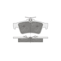 SP 357 PR гальмівні колодки дискові VAUXHALL, VOLVO, GM, FORD SP 357 PR гальмівні колодки дискові VAUXHALL, VOLVO, GM, FORD