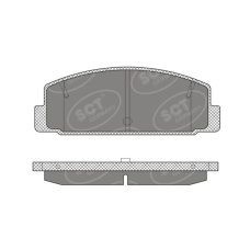 SP 611 PR гальмівні колодки дисковi MAZDA