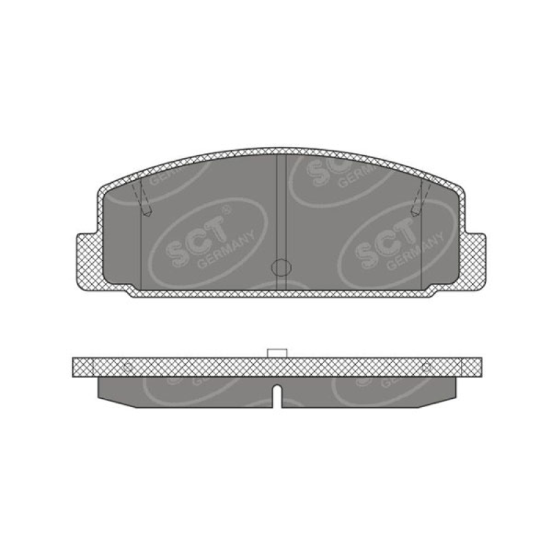 SP 611 PR гальмівні колодки дисковi MAZDA SP 611 PR гальмівні колодки дисковi MAZDA