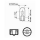 Автомобільні лампи SCT W3W 12V3W  Wedge 2.1x9.5D